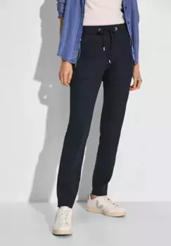 Брюки Cecil, средняя талия, синий