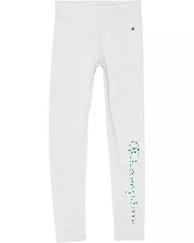 Брюки Champion Leopard Script Leggings, цвет Oxford Heather