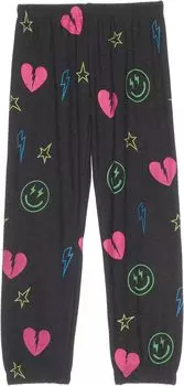 Брюки Chaser Neon Heart & Smiles Pant, черный