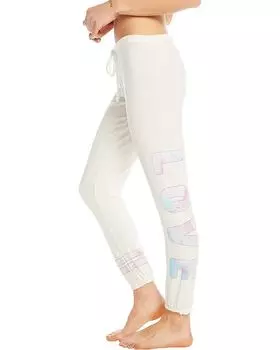 Брюки Chaser Painted Love Joggers, кремовый