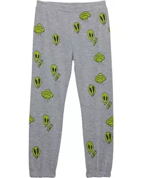 Брюки Chaser Silly Aliens Bliss Knit Pants, цвет Heather Grey