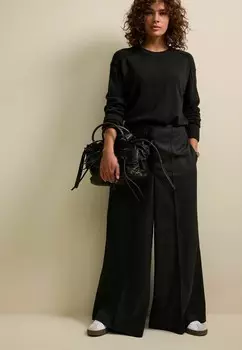 Брюки CHECK WIDE T PETITE Next, серый