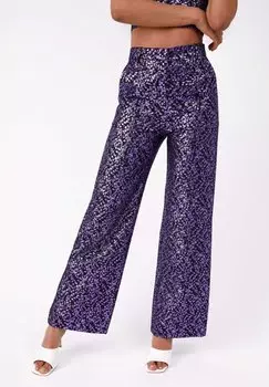 Брюки Chekani, фиолетовый