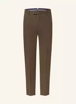 Брюки чино PT TORINO Master Fit, темно-коричневый