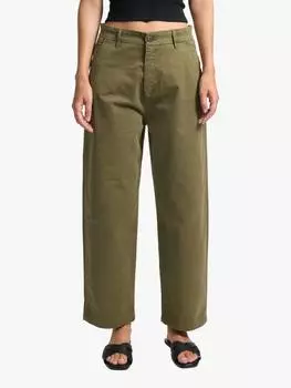 Брюки-чино с отстроченным верхним карманом lio REIKO, хаки