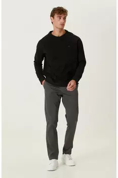 Брюки чинос антрацитового цвета экрю Network, серый