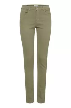 Брюки чинос b.young Slim fit Chino Pants Danta, оливковый