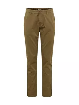Брюки чинос BLEND Regular Chino Pants Night, оливковый