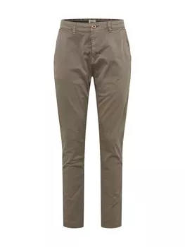 Брюки чинос BLEND Regular Chino Pants Night, серо-коричневый