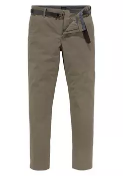 Брюки чинос BRUNO BANANI Regular Chino Pants, оливковый