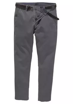 Брюки чинос BRUNO BANANI Regular Chino Pants Set, серый