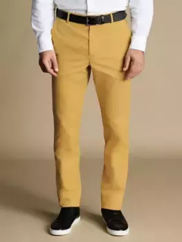 Брюки чинос Charles Tyrwhitt Ultimate Straight Leg, желтый