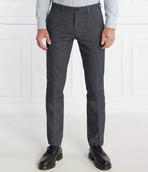 Брюки чинос denton матовый сплошной Slim fit Tommy Hilfiger, черный