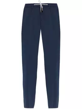 Брюки-чинос Eleventy с завязками, синий