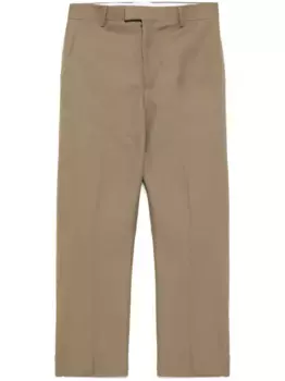 Брюки чинос Ferragamo, коричневый