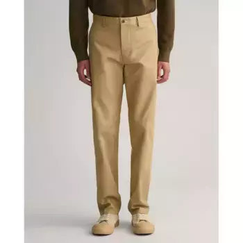 Брюки чинос Gant Regular Chinos, зеленый