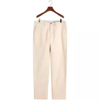 Брюки чинос Gant Twill Regular Fit, бежевый