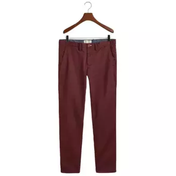 Брюки чинос Gant Twill Slim Fit, красный