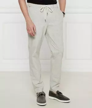 Брюки чинос h-kane-rds Tapered fit Boss, серый