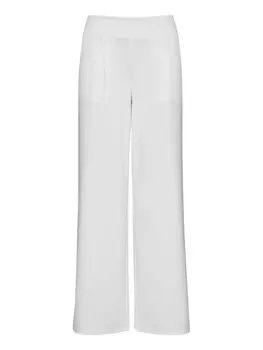 Брюки чинос ICHI Wide leg Chino Pants KATE, белый