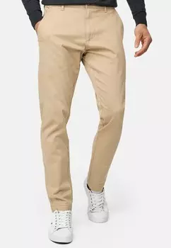 Брюки чинос INDICODE JEANS Regular Chino Pants, бежевый