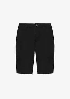 Брюки-чинос из эластичного хлопка Armani Exchange, черный