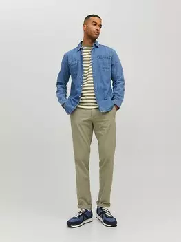 Брюки чинос Jack & Jones, бежевый