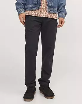Брюки чинос Jack & Jones черного цвета