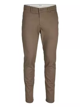 Брюки чинос Jack & Jones Chino, коричневый