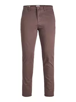 Брюки чинос Jack & Jones Hose Stretch Pants Slim Fit JPSTMARCO JJBOWIE, коричневый