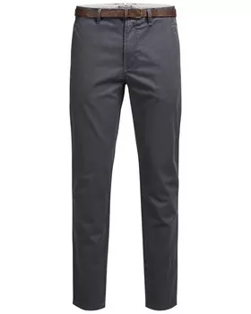 Брюки чинос Jack & Jones Jack & Jones hose Cody Spencer Stoffhose im Style, темно серый