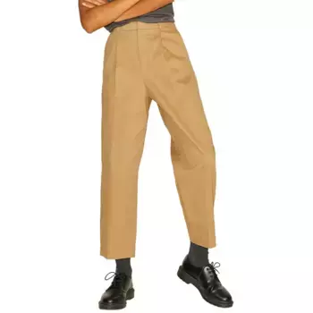 Брюки чинос Jack & Jones Lykke Relaxed JJXX high waist, зеленый