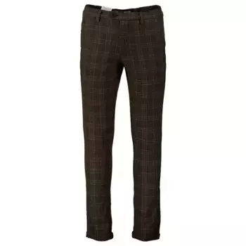 Брюки чинос Jack & Jones Marco Connor Akm Check Sn, коричневый