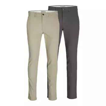 Брюки чинос Jack & Jones Marco Dave 2 units, бежевый/серый