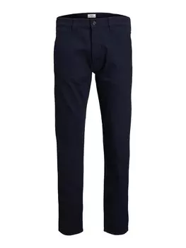 Брюки чинос JACK & JONES Regular Chino Pants Chris, черный