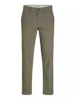 Брюки чинос JACK & JONES Regular Chino Pants JPSTKane Dave, оливковый