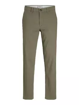 Брюки чинос JACK & JONES Regular Chino Pants JPSTKane Dave, оливковый