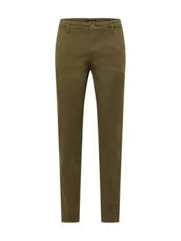 Брюки чинос JACK & JONES Regular Chino Pants JJIMarco JJFred, оливковый