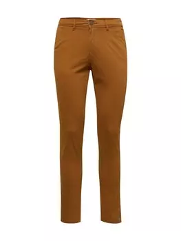 Брюки чинос JACK & JONES Slim fit Chino Pants JJIMacro JJBowie, коричневый