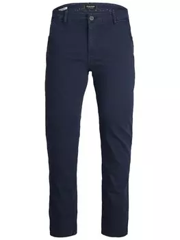 Брюки чинос JACK & JONES, темно-синий