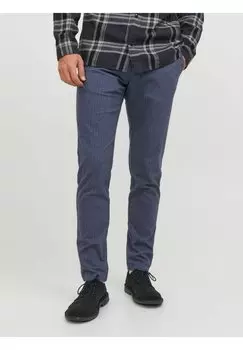 брюки чинос JPSTMARCO JJWINTER LC Jack & Jones, темно-синий пиджак