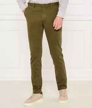 Брюки чинос kaito1 Slim fit Boss, хаки