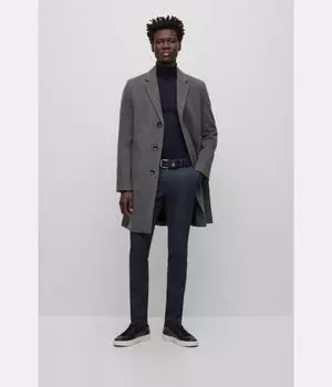 Брюки чинос kaito1 Slim fit Boss, синий