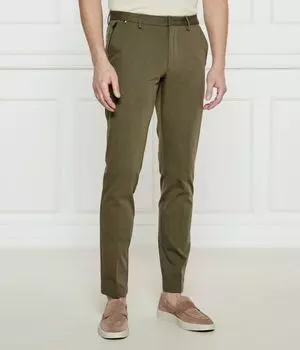 Брюки чинос kaito1_t Slim fit Boss, хаки