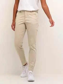 Брюки-чинос lea 7/8 KAFFE, цвет Feather Gray