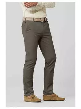 Брюки чинос Meyer, коричневый