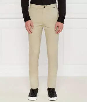 Брюки чинос мужские Calvin Klein облегающего кроя, бежевый