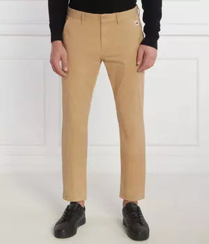 Брюки-чинос мужские Tommy Jeans хлопковые, коричневый