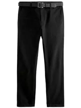 Брюки чинос Next Slim fit Chino Pants, черный