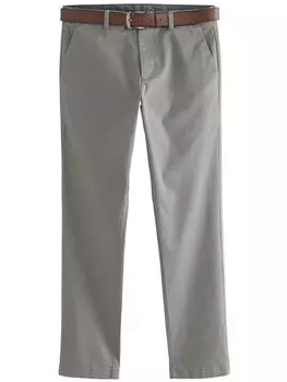 Брюки чинос Next Slim fit Chino Pants, серый